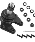 9 Piece Front Suspension Repair Kit For Kia Sportage 1995 2002 Beefed Up Sway Bar End Links Inner Outer Tie Rod Ends Lower Ball Joints Idler Arm Replacement Includes K90361 K9889 K9888 ES3484 ES3485 ES3486 ES3487, black ball joint with hardware