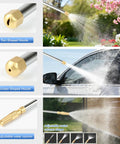 High Pressure Power Washer Kit with Extendable Spray Wand and Pressure Washer Gun for Cars, Windows, and Garden Hose End