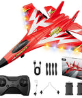 Foam RC Plane For Kids And Adults Easy To Fly Remote Control Airplane With Auto Balance Gyro SU-27 Inspired Fighter Jet Drone