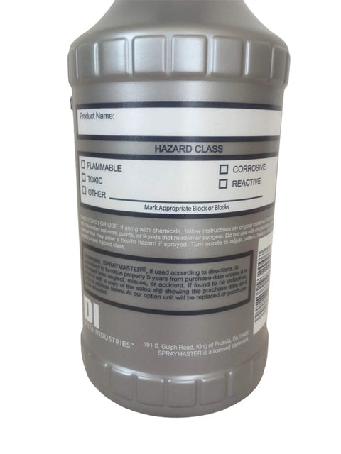 Back of 32 Oz Heavy Duty Workhorse Sprayer For Home Garden And Workshop With Durable Trigger And Chemical Resistant Bottle