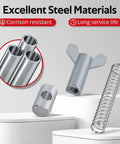 Steel parts for Rear Brake Adjuster Hardware Kit With Adjusting Nut For FourTrax Rancher Foreman Recon ATVs TRX125 TRX200 TRX250 TRX300