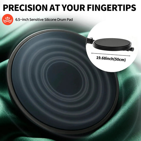 6.5-inch sensitive silicone drum pad for Kids Beginner Electronic Drum Set Quiet Compact Electric Drum Kit For Home Practice
