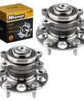 Front view of Rear Wheel Bearing Hub Assembly 512327 For Acura TSX 2004 2008 And Honda Accord Hybrid 2005 2007 With ABS 5 Lug Encoder