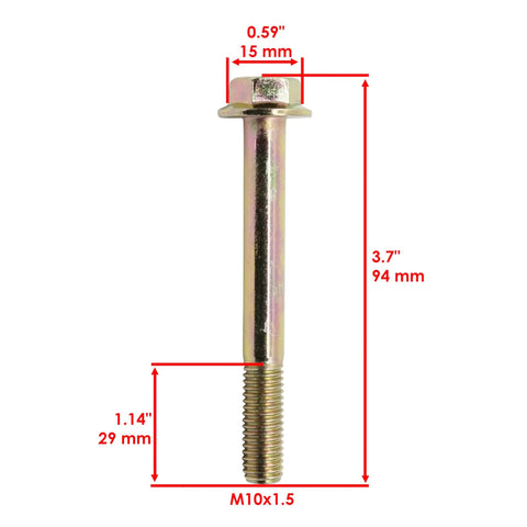 Front A Arm Bushing Ball Joint Kit For Polaris Sportsman XP 550 Touring 2009 And Sportsman XP 850 EFI EPS 2009 With Pivot Shaft 5135270 Bushing 5436798 Bolts 7518466 Nuts 7547313 And Ball Joints 7082507 7081991 7061220, M10x1.5 bolt