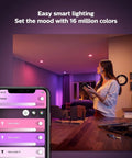 Smart Color Ambiance BR30 LED Bulb 85W Equivalent, 1200 Lumens, E26 Base, Indoor Lighting With Hue App Control, Works With Alexa