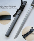 34 Inch Handmade Full Tang High Carbon Steel Samurai Katana With Scabbard For Practice, Collection, Outdoor Use And Display