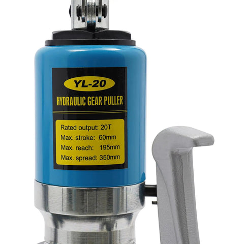 Heavy Duty 20T Hydraulic Gear Puller Set With 2 Or 3 Jaws Wheel Bearing Kit Using Alloy Steel Includes Case Removes Truck Wheels Sprockets Rotors And Gears For Shops And Repair Where Mechanics Want Pro Gear For Heavy Critical Maintenance Work.