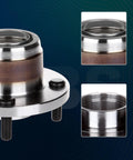 Close-up of Rear Wheel Hub Bearing Assembly Set For Ford Focus 2001 To 2009 With Four Lug No ABS 2 Pack OE 521002