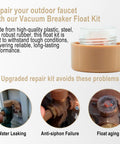 Vacuum Breaker Float Kit Anti Siphon Wall Faucet Repair Kit Backflow Prevention Valve Repair For Woodford Model 17 pack