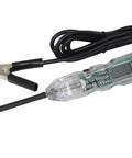 Garage Grade Digital Test Light with Load Tester, 3 to 30 Volt DC, dual polarity, 48 inch cord, heavy-duty alligator clamp visible