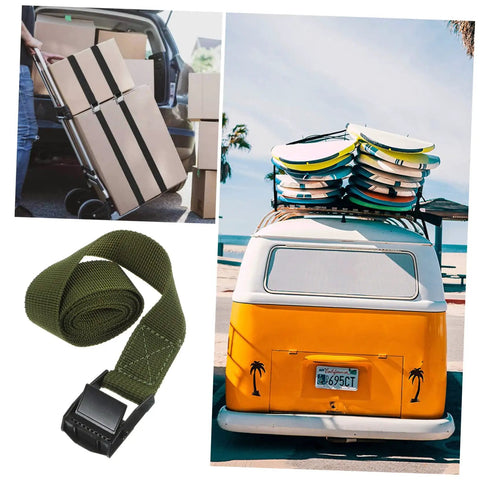 4 Pack Camping Duty Belts With Quick Release Straps For Easy Bundling And Rugged Gear Securing On Hiking Fishing Hunting Trips Moisture Resistant Military Green Travel Luggage Strap System For Outdoor Enthusiasts And Gear Junkies