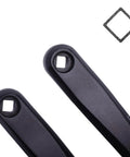 Diamond Hole Forged 6061 Alloy Bike Crank Arms For E Bikes 89Mm To 175Mm In 10 Size Options shown with diamond interface.