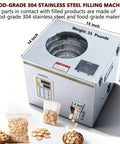 Digital Counting Filling Machine For Buttons And Small Toys. Food Grade 304 Stainless Steel with fiber optic sensor, 15x14 inches.