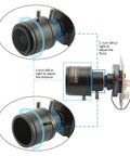 Beefy 2MP High Speed USB Camera Module With Manual Zoom Lens showing focus adjustment and connection details