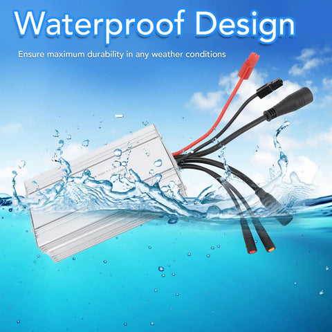 30A Brushless Motor Controller For 1000W Ebike Upgrade, Waterproof Square Wave Controller For Stable Speed, Precise Braking And Smooth Steering, Easy Install Mod Kit For Electric Bikes