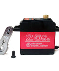 DS3225MG Digital Servo Beefy High Torque Full Metal Gear Waterproof For RC Cars And Crawlers With 270 Degree Control, 25T arm