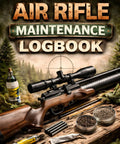 Air Rifle Maintenance Logbook For PCP And Spring Rifles Track Cleaning Repairs Air Pressure And Performance Over Time cover image