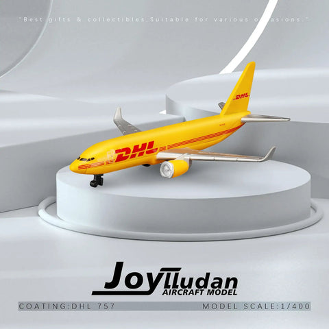 1/400 Scale DHL757 Airplane Model For Collectors And Displays Dope Die Cast Alloy Mini Aircraft For Desktop Display