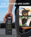 Cordless Tire Inflator With 150 PSI Digital Gauge, Fast Inflation 3X Faster Air Pump for Cars, easy to store and carry