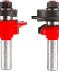 Pro Grade 2 Inch Glass Panel Cabinet Door Bit Set With Half Inch Shank For Precise Rail And Stile Joints Carbide Cutter