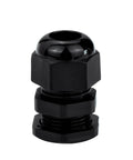 5 Pack Waterproof IP68 Nylon Firewall Bushing Grommet Cable Gland Joint With Adjustable Locknut Protectors For Power Cables, Rugged Build Fits PG21