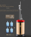 Premium Portable Electric Water Heater Grab And Go Mobile Shower System 304 Stainless Steel Body with large capacity design.