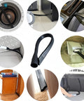 6 Piece Vacuum Cleaner Attachment Set With 2 In 1 Crevice And Dusting Brush, Dryer Vent Cleaning Hose, Horse Hair Brush, For HV322