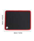 Flexible PVC Magnetic Tool Mat Set In Four Sizes 40 Lb Holding Force Non Slip Tool Tray Pads With Hanging Hole For Automotive Maintenance And Garage Workshops Keeps Screws And Wrenches From Rolling, 32 x 24.5 cm mat
