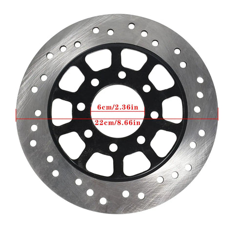 220mm brake disk from Heavy Duty 44 Inch Go Kart Rear Live Axle Kit With 37 Tooth Sprocket And 220 Millimeter Brake Disk Replacement