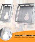 Upgrade 2 Pc Drywall Outlet Cutter Sets with Square Slot Blades, 3.74 inch size for precise cutting in drywall and plywood.
