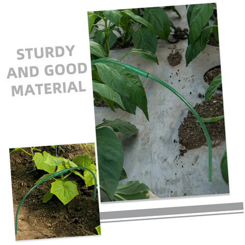 Arch Shaped Greenhouse Frame Kit With Plant Support Rack For Shade Net And Insulation Film, Washable And Reusable, Folds Flat For Easy Storage, Keeps Your Greens Safe From Frost, Birds, And Harsh Sunlight