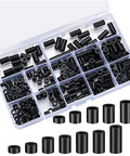 Dope Outlet Spacer Kit With 640 Black Nylon Round Spacers For Insulation And Component Protection Non Threaded Plastic Assortment For Screws Bolts Switches Receptacles DIY Electrical Install Gear in organizer case