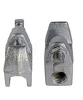 Electro galvanized steel Junior Heavy Duty Workhorse Beam Clamp Wall And Ceiling Mount for piping support, front and side view