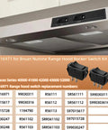 Rocker Switch Kit For Range Hood With Dual Fan And Light Switches Replacement Part For 97016971 97015617 97015728 1194790