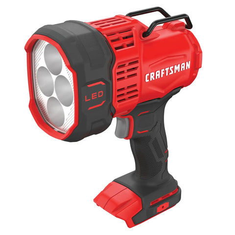 Beast Bright 2500 Lumen LED Work Light Cordless Spotlight Handheld Rechargeable Tool For Jobsite Use Long Range 1600 Ft Beam