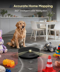 Robot Vacuum And Mop All In One Combo With Beastly 6000Pa Suction, Self Empty Dock, 90 Day Hands Free, LiDAR Navigation