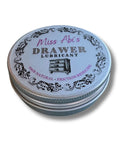 Heavy Duty Wood Drawer Wax And Premium Slide Lubricant That Gets Stubborn Cabinets Rolling Like Butter While Zapping Nagging Squeaks And Sticky Jams For Pure Frustration Free Home Maintenance Daily in a tin container.