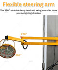 Universal LED Loading Dock Light Heavy Duty 30W Or 50W 3600 Lumens To 6000 Lumens with 360 Degree Rotatable Double Swing Arm