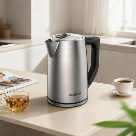 Six Preset Temperature Electric Kettle With Dope Precision Control, 1.7L Stainless Steel, 1500W Fast Boil For Oolong And Green Tea