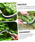 Using Two Pack Manganese Steel Portable Weeding Tools for Grass Removal and Harvesting With Short Handle In Garden