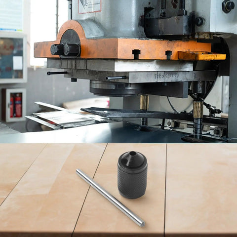 Machine with Pro Grade Transfer Center Punch Set With Hardened Pins For Precise Center Alignment And Hole Marking tool kit