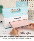 Person using Electric Die Cutting Machine A4 With 9 Inch Automatic Embossing Starter Kit 110V 200W High Power Cutter for crafts