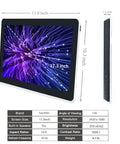 Big Time 17.3 Inch Android 12 Touchscreen Monitor Tablet With FHD 1080p Display, Wifi And Bluetooth, 4GB Ram Storage, side and front view