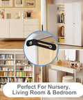 Heavy Duty Anti Tip Furniture Anchors Steel Wall Brackets secure dressers and bookcases in a stylish home interior with nursery.