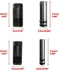 Floor Jack Piston Plunger Replacement Kit For 3 Ton Hydraulic Jacks With Dual Pump System Low And High Side Seals sizes shown