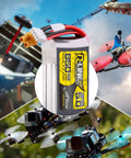 R-Line Version 5.0 3S LiPo Battery 11.1V 150C 850mAh Pack With XT30U-F Plug For RC Cars Drones And Multirotors in use