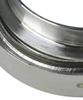 Close-up of aluminum flange on 3.5 Inch ID Stainless Steel V Band Clamp Kit With Aluminum Flanges And 10 Mm Lock Bolt.