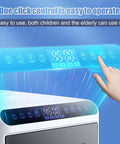 Portable Countertop Dishwasher With Four Wash Cycles And Hot Air Dry, Compact Kitchen workhorse control panel with easy touch buttons.