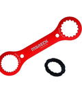 Heavy Duty Aluminum 7075 Bottom Bracket Wrench For External Bearing Cups 44mm And 46mm With 16 And 24 Notches Fits SRAM DUB Race Face