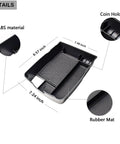 All In One Center Console Organizer For Kia Telluride 2020 To 2026 Keeps Your Ride Tidy Premium Interior Accessory with Coin Holder and Rubber Mat